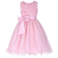 Grace Karin Girls 3D Flower Pink Wedding Bridesmaid Party Princess Dress CL008977-1